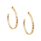 עגילי חישוק "להחזיר את הצדק"