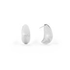עגילי חצי חישוק אהבה וצדק