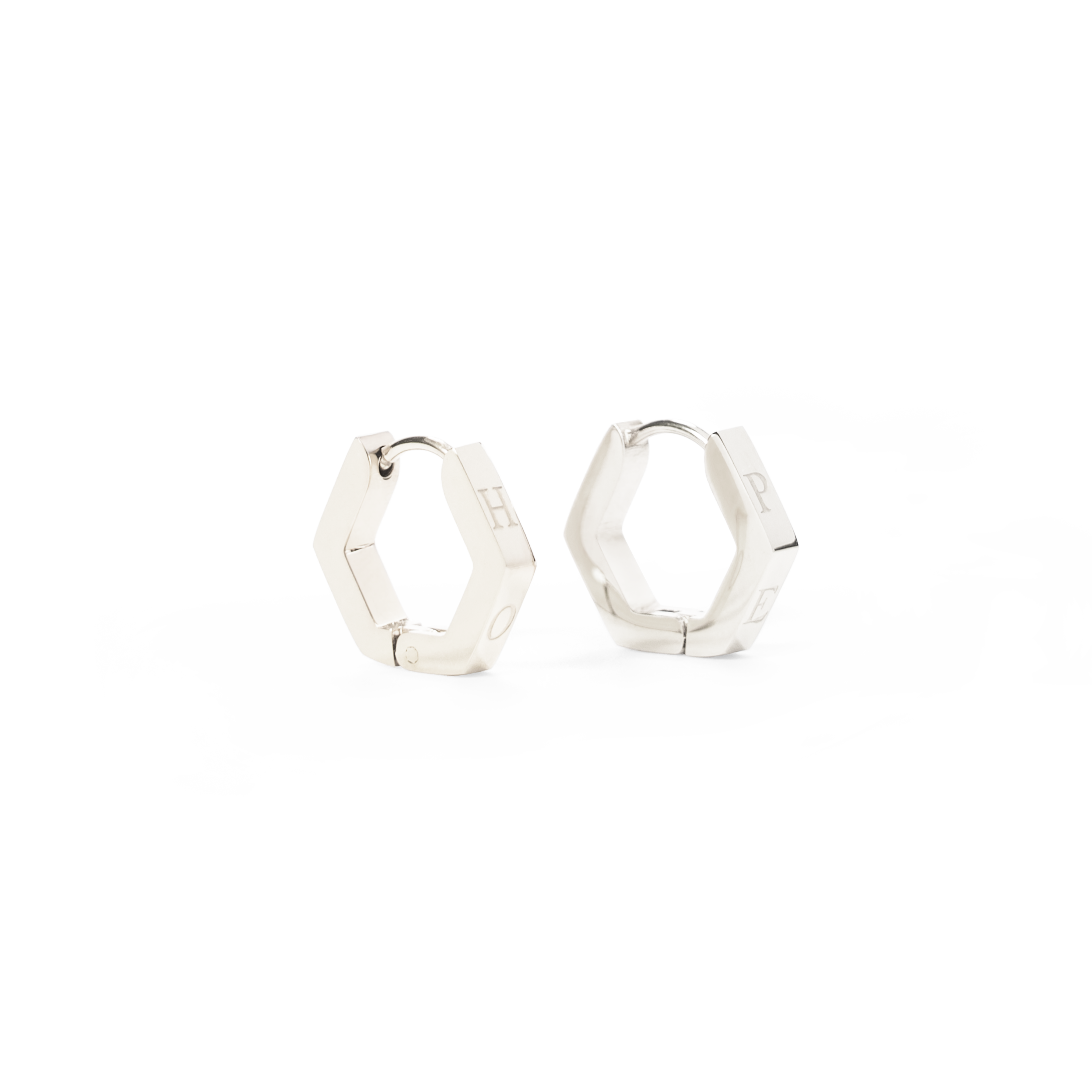 עגילי חיבוק משושים של תקווה