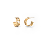 עגילי חישוק "אני אמיצה"