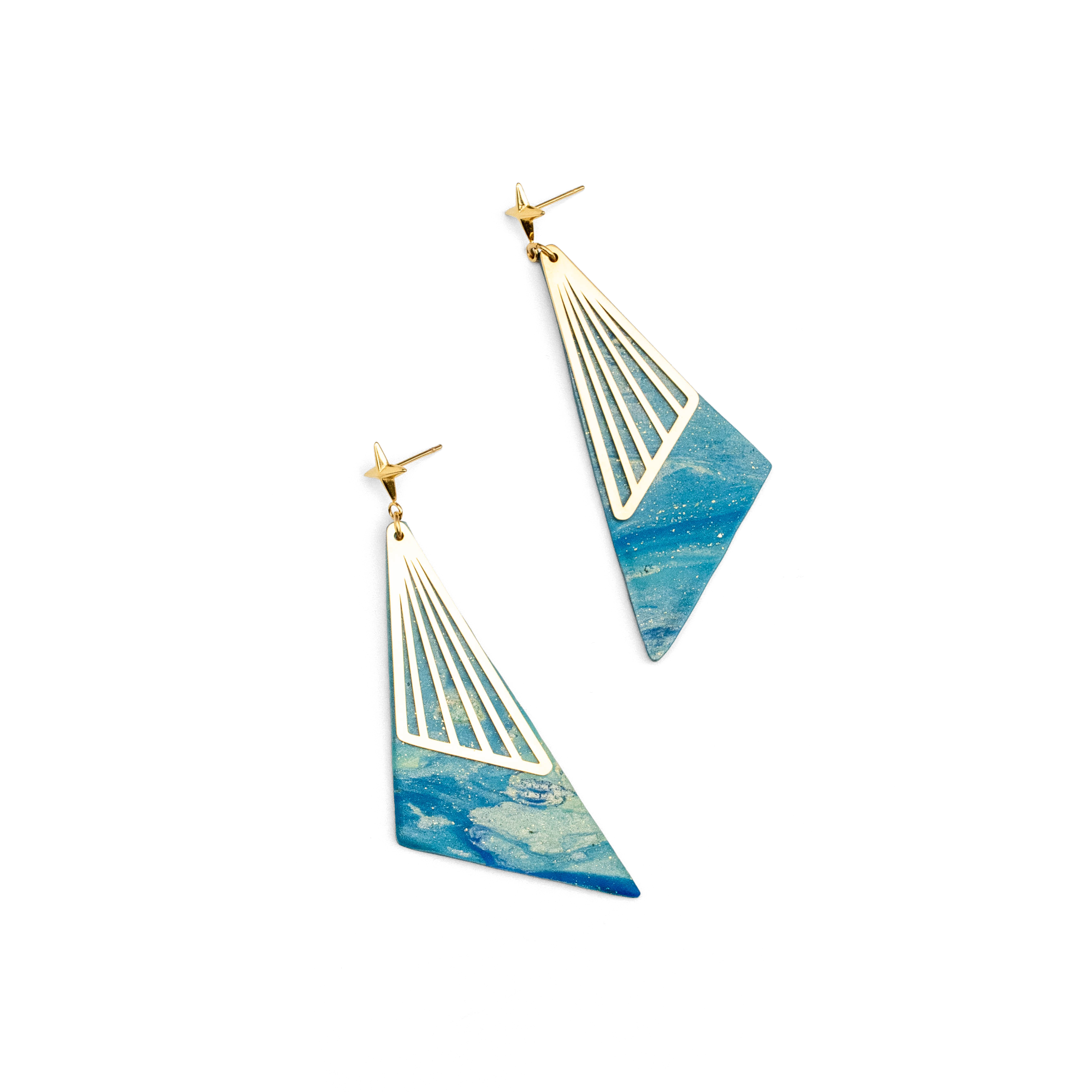 עגילי טיפה "קריעת ים סוף"