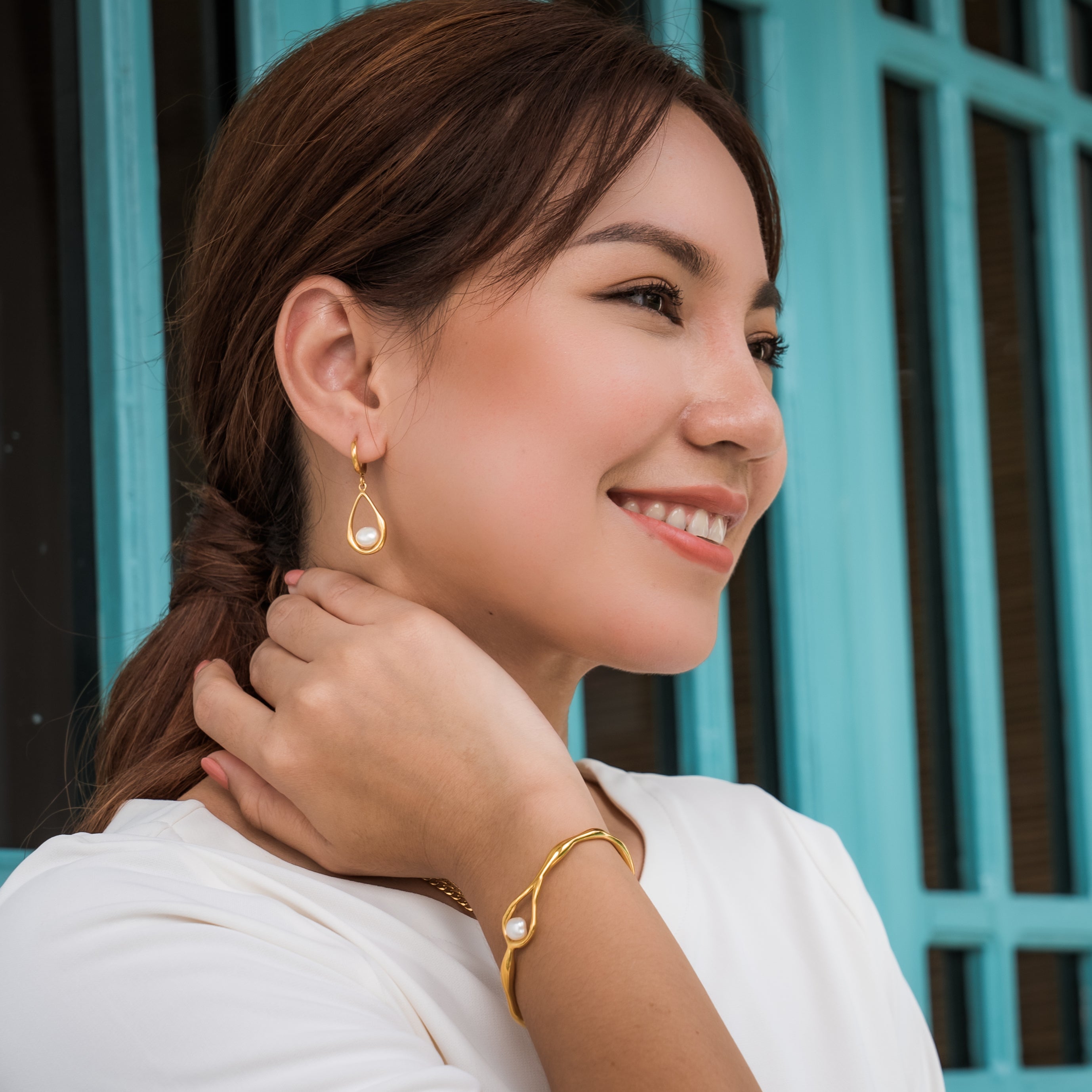 Milk & Honey Drop Earrings